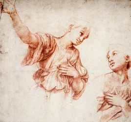 Study for Two Angels